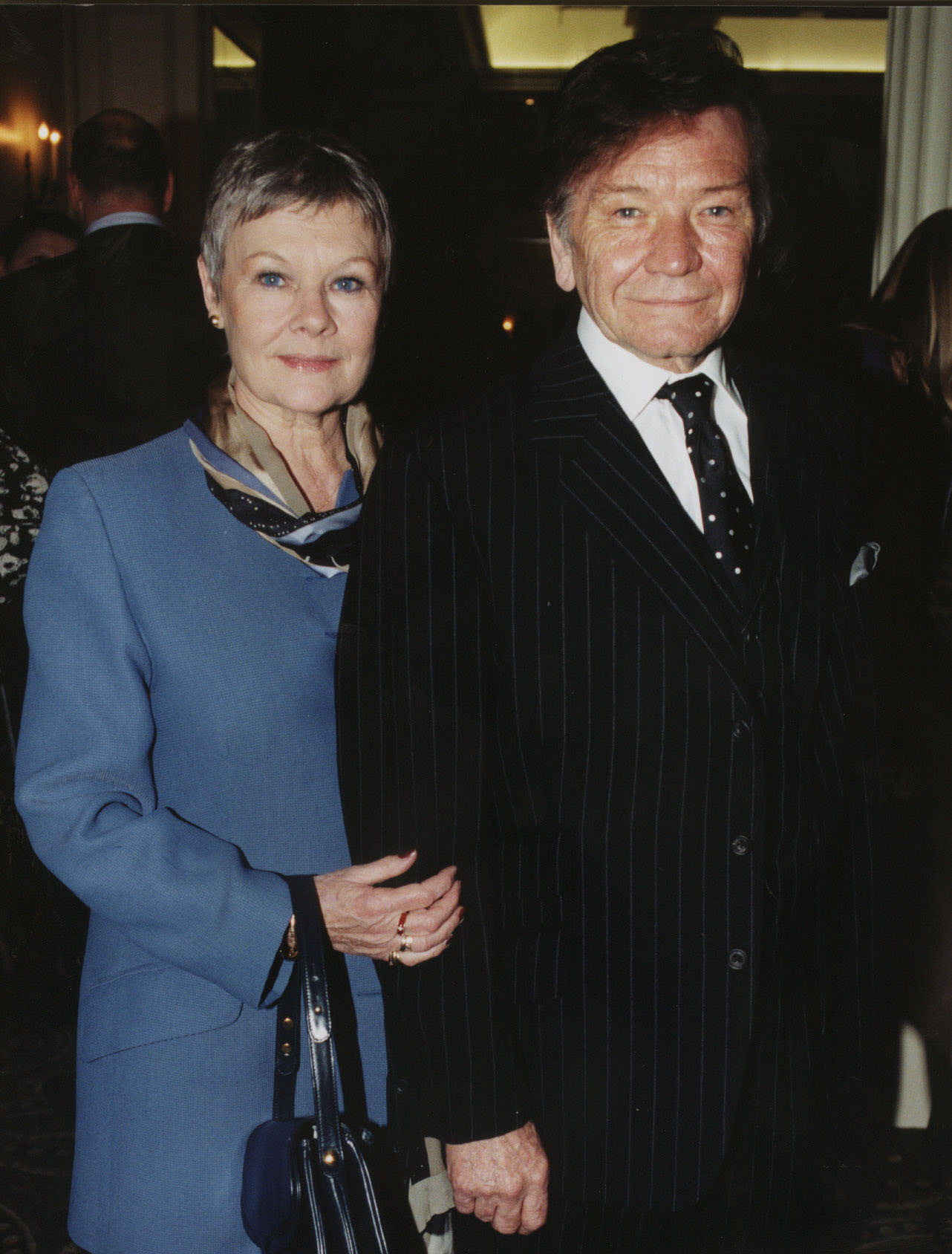 Dame Judi Dench and Michael Williams at the Evening Standard Drama Awards in 1997. | Source: Getty Images