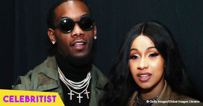 Cardi B shares wedding photo for the first time to celebrate 1st anniversary