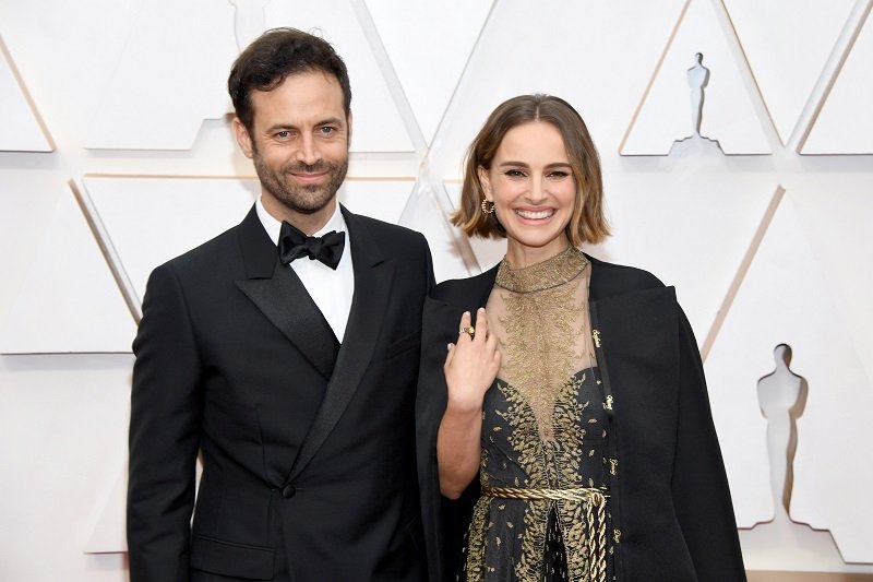 Benjamin Millepied and Natalie Portman on February 09, 2020, in Hollywood, California. | Source: Getty Images