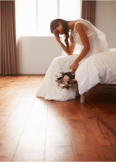 Une mariée triste | Photo : Shutterstock