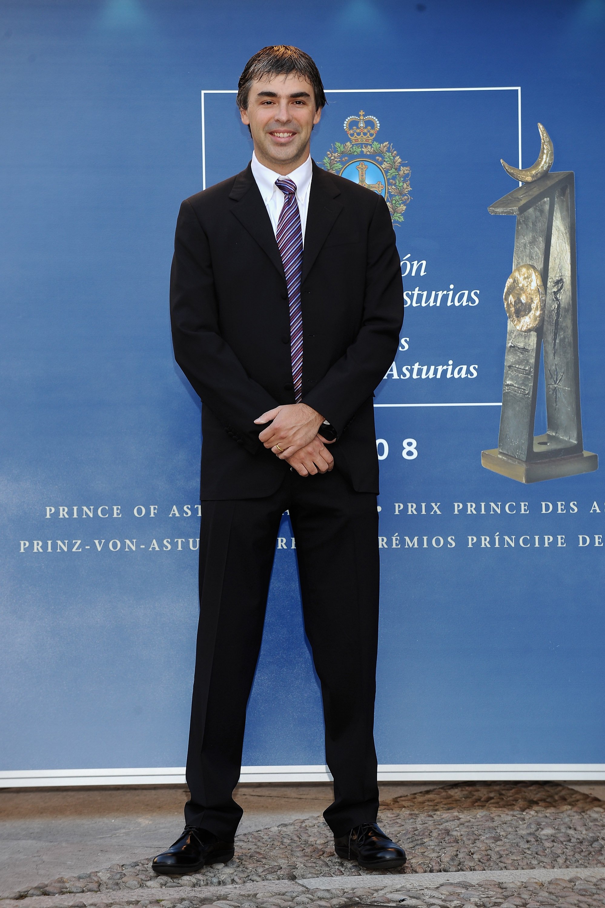 Larry Page posing for a picture in Oviedo, Spain, on October 24, 2008 | Source: Getty Images
