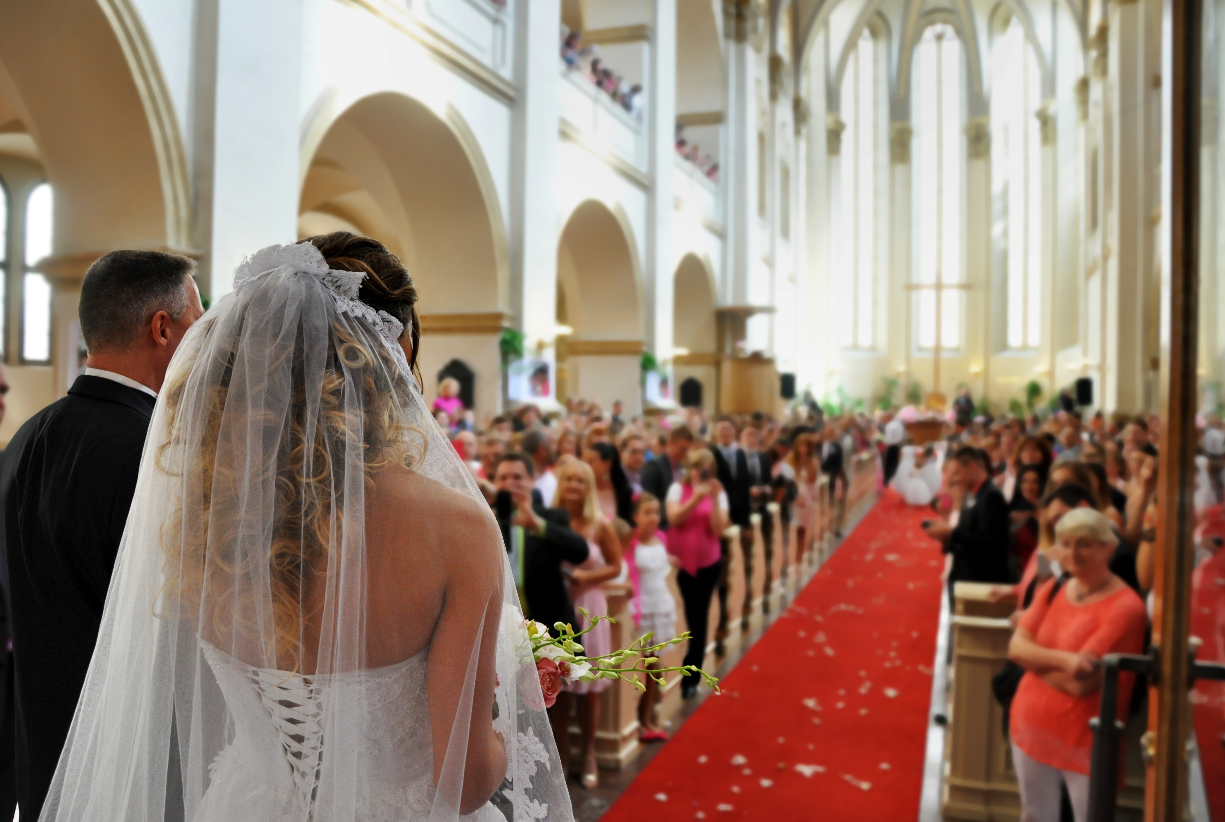 Beautiful wedding in big church | Source: Shutterstock