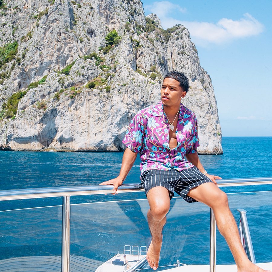Justin Combs pictured on a yacht, dated July 2019 | Source: Instagram/princejdc