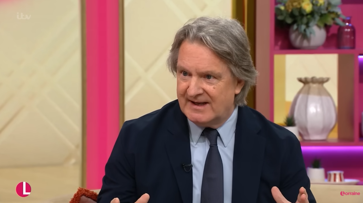 Martin Frizell appears on "Lorraine" on 11 February 2026. | Source: YouTube/Lorraine