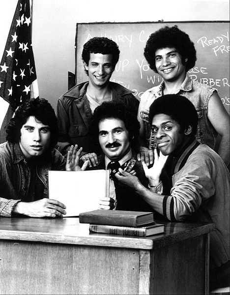 Main cast photo from the television program "Welcome Back, Kotter." | Source: Wikimedia Commons