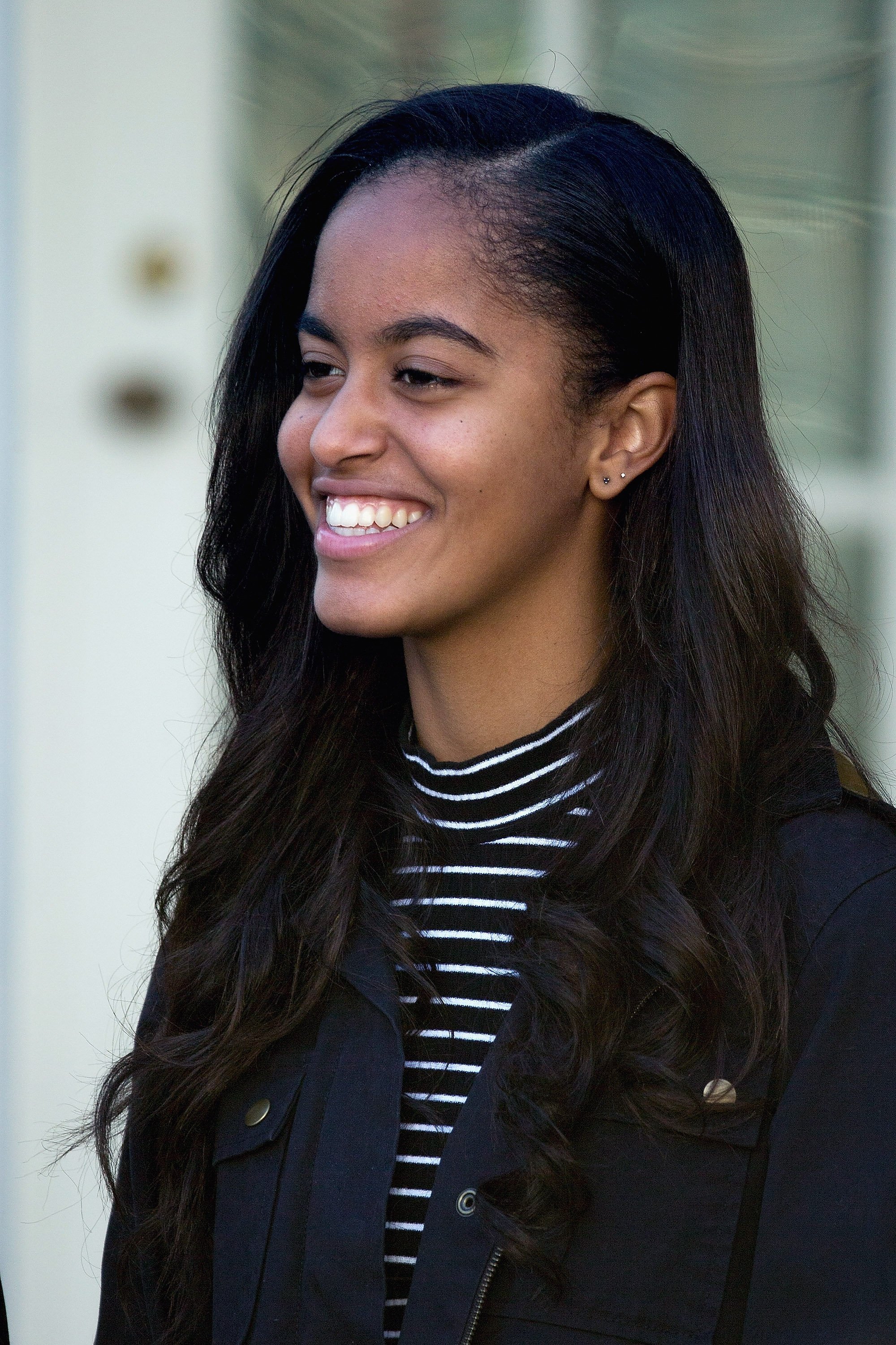 Malia Obama attends the turkey pardoning ceremony, November 2015. | Photo: GettyImages/Global Images of Ukraine