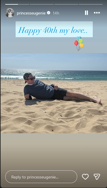 Jack Brooksbank, from a story shared on May 3, 2026 | Source: Instagram/princesseugenie/