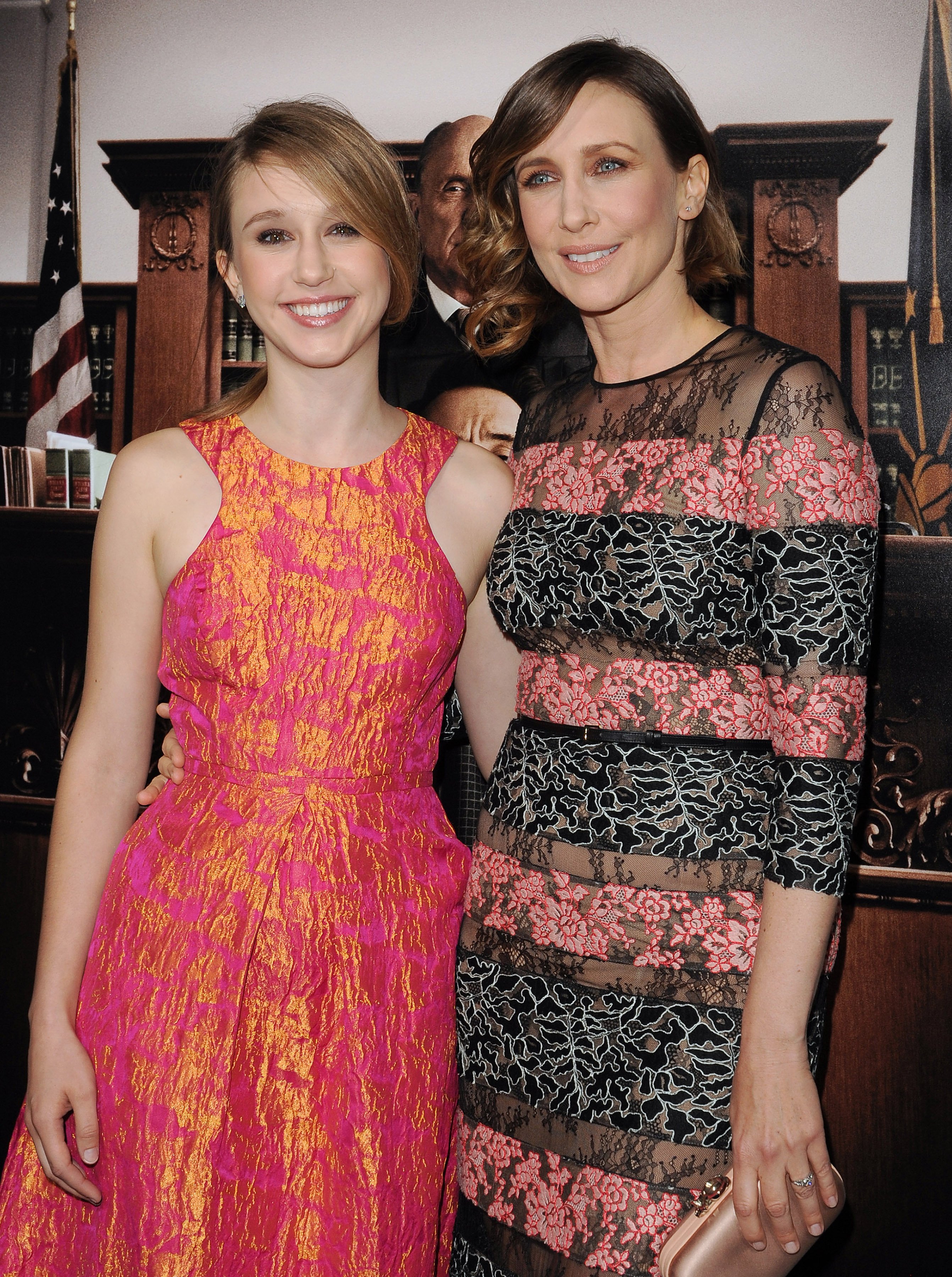 Taissa Farmiga and Vera Farmiga at the Los Angeles premiere of "The Judge" on October 1, 2014 | Source: Getty Images