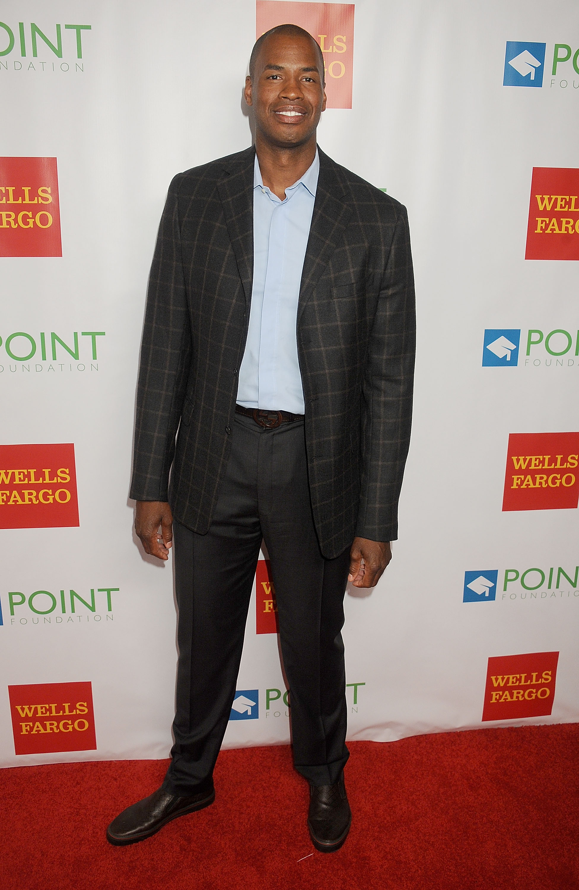 Jason Collins arrives at Point Foundation's Annual "Voices On Point" Fundraising Gala on September 13, 2014 | Source: Getty Images