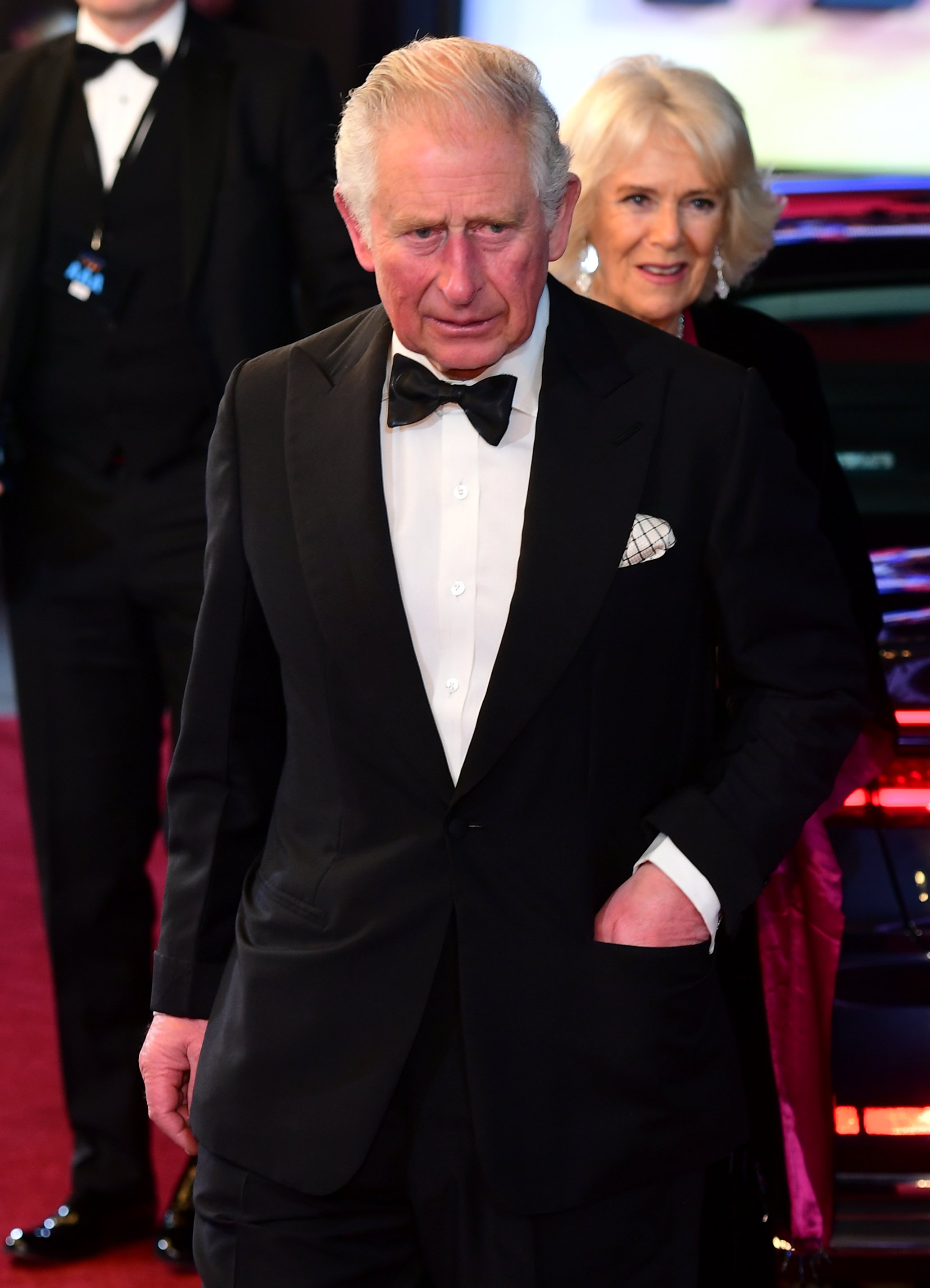 Charles, Prince of Wales attending the 1917 World Premiere at Leicester Square, London in December 2019 | Source: Getty Images
