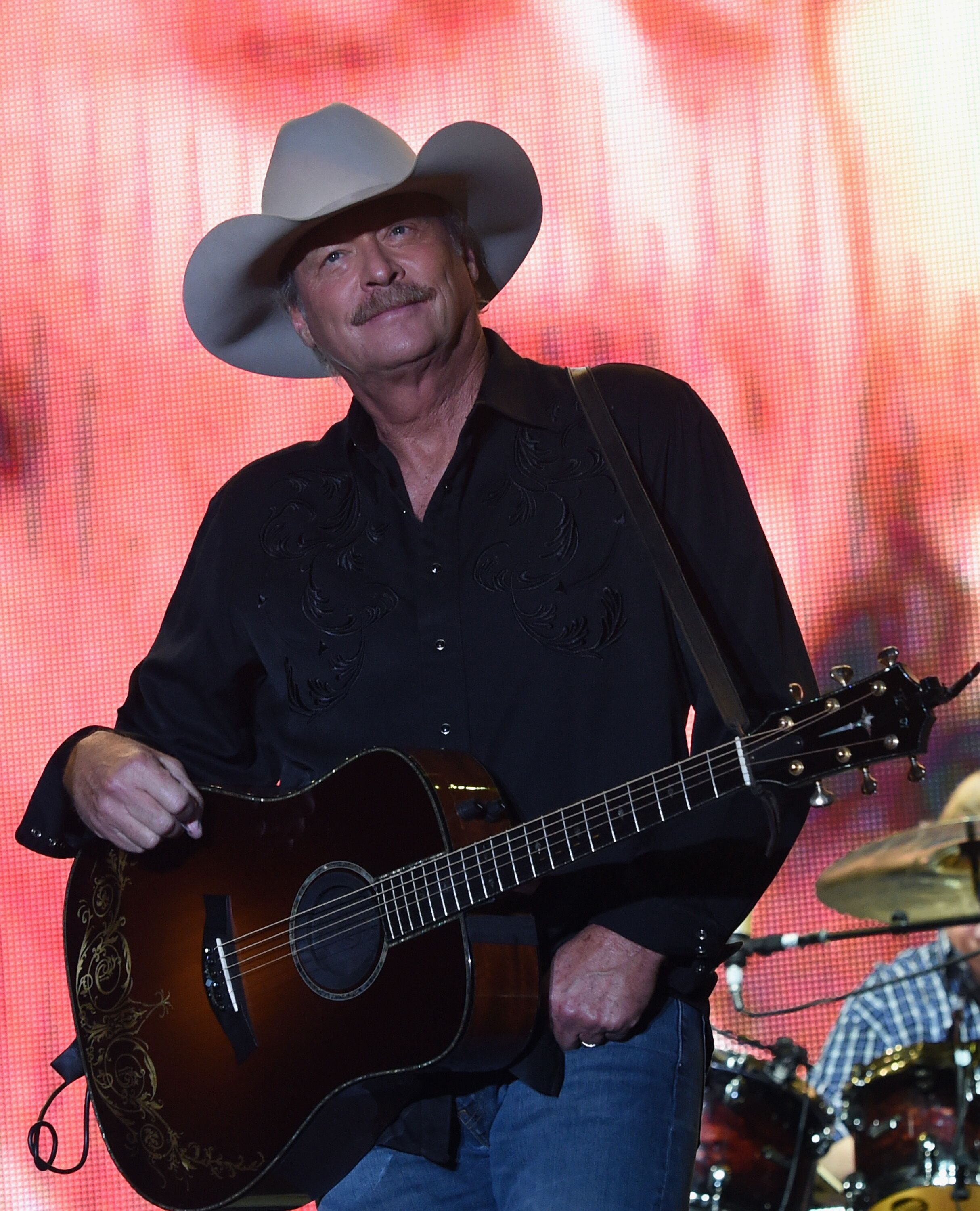 Alan Jackson performs during Kicker Country Stampede - Day 3 at Tuttle Creek State Park on June 24, 2017 in Manhattan, Kansas. | Source: Getty Images