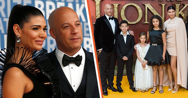 Paloma Jiménez and Vin Diesel | Vin Diesel, Paloma Jiménez, and their kids | Source: Getty Images