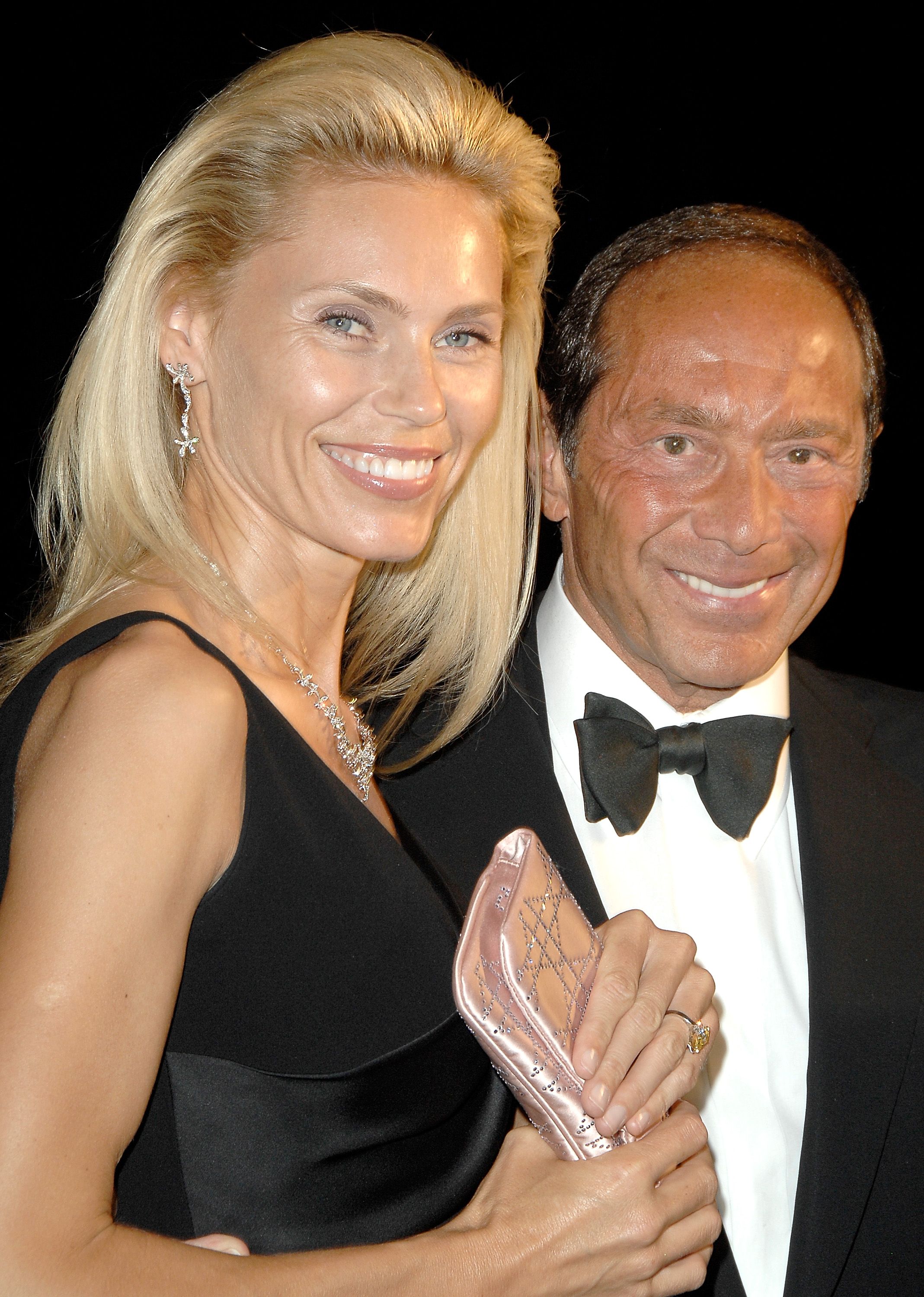 Anna Åberg and Paul Anka at the 39th annual Songwriters Hall Of Fame Awards dinner on June 19, 2008, in New York | Photo: Joe Corrigan/Getty Images
