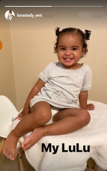 Shante Broadus shares a sweet image of her grandaughter smiling. | Photo: Instagram/bosslady_ent
