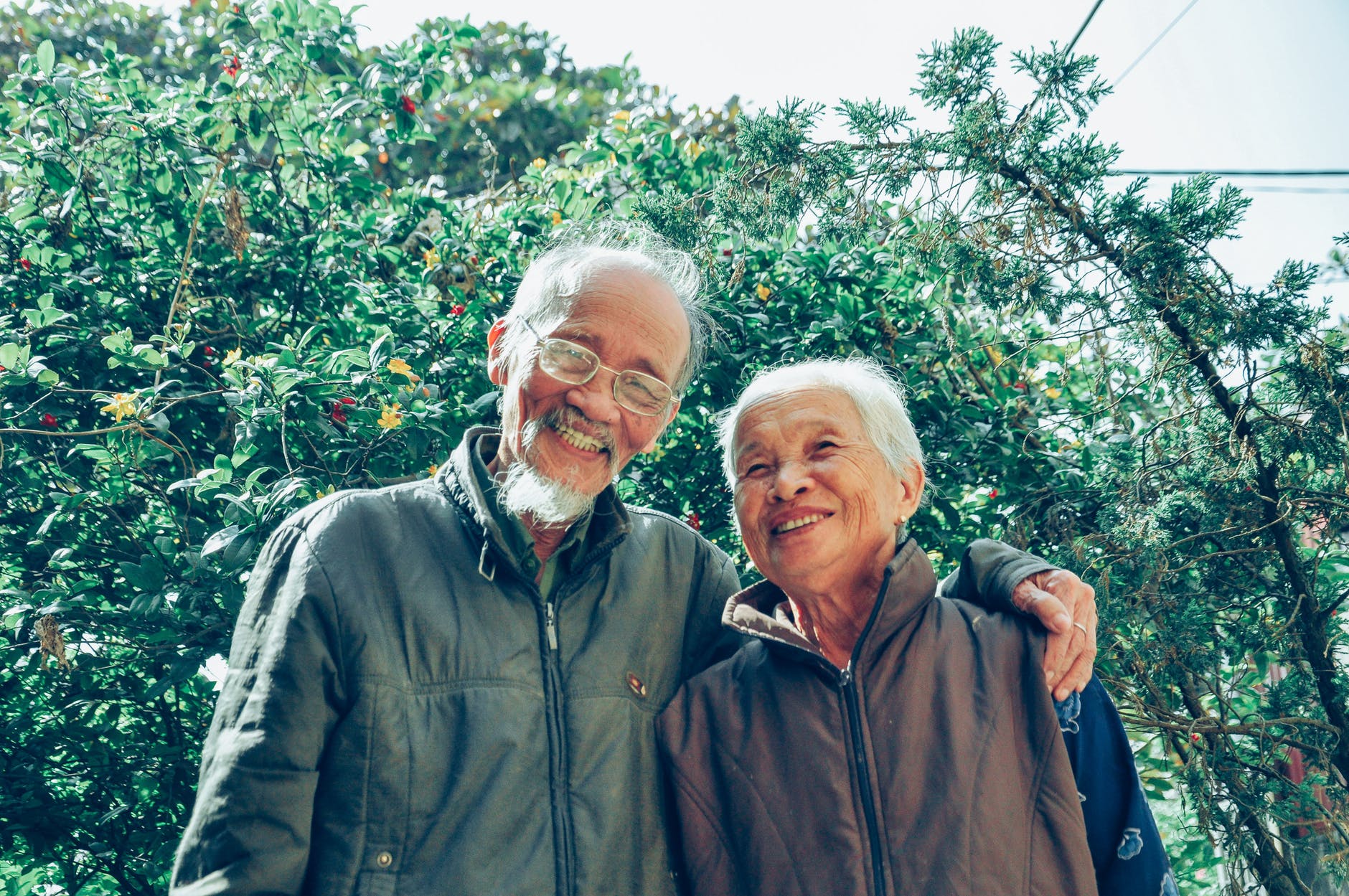 Two elderly Asian men in a photo: Photo: Pexels