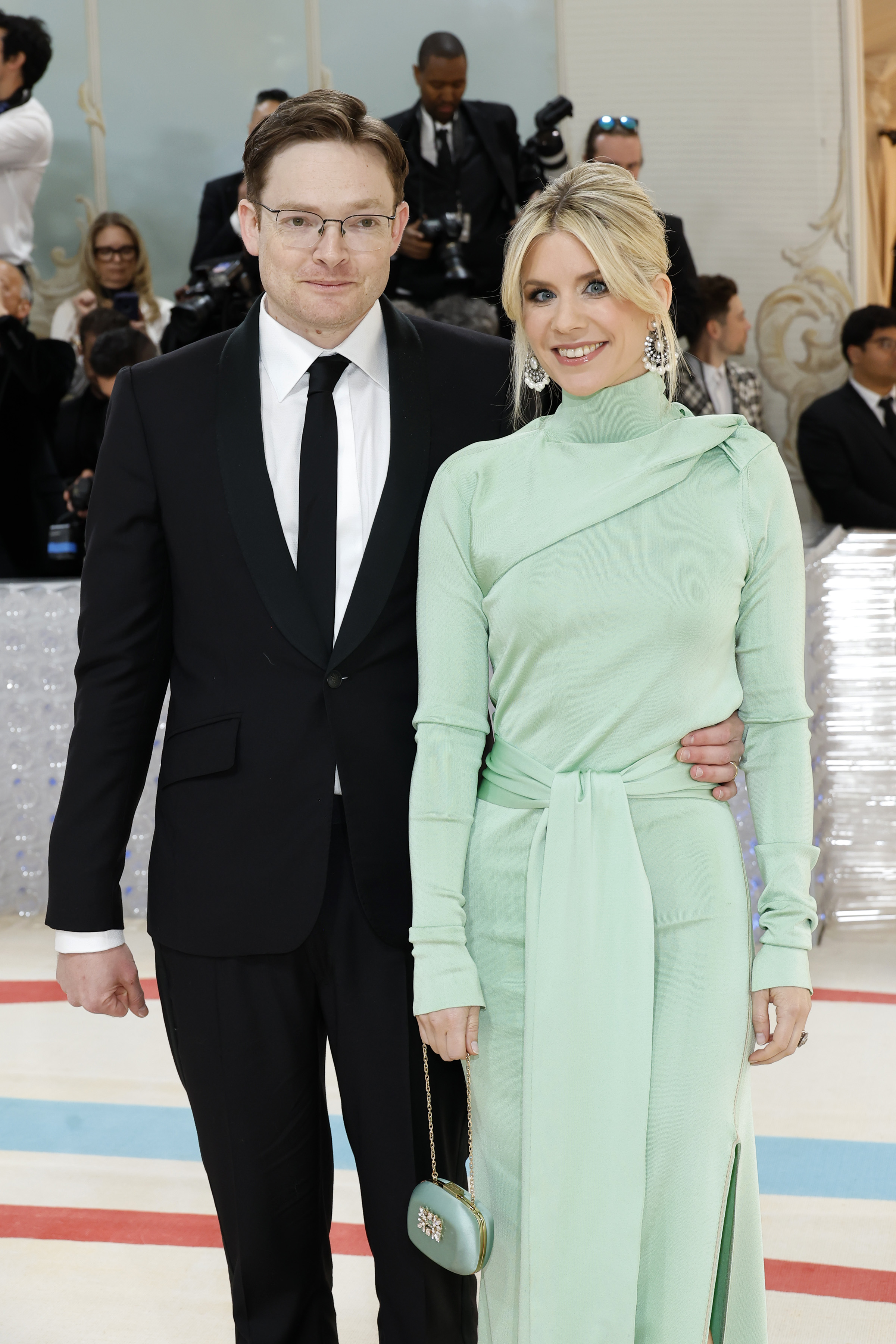 Charles Shaffer and Elizabeth Cordry attend The Met Gala Celebrating "Karl Lagerfeld: A Line Of Beauty" on May 1, 2023, in New York City. | Source: Getty Images