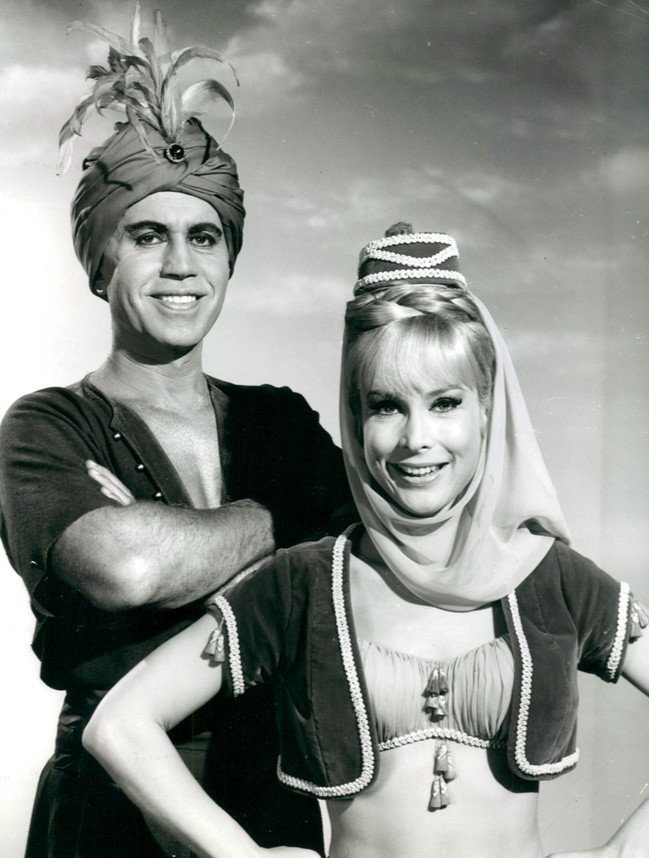 Publicity photo of Michael Ansara and Barbara Ede from "I Dream of Jeannie." | Photo: Wikimedia Commons