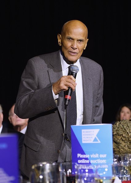 Honoree Harry Belafonte speaks during Robert F. Kennedy Human Rights Hosts Annual Ripple Of Hope Awards Dinner on December 13, 2017 in New York City | Photo: Getty Images