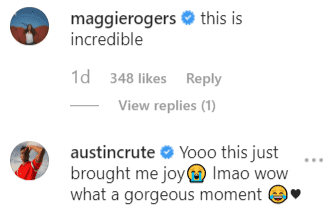 Fan comments in response to the adorable video posted by Rachel Matthews | Instagram: @rachellynnmatthews