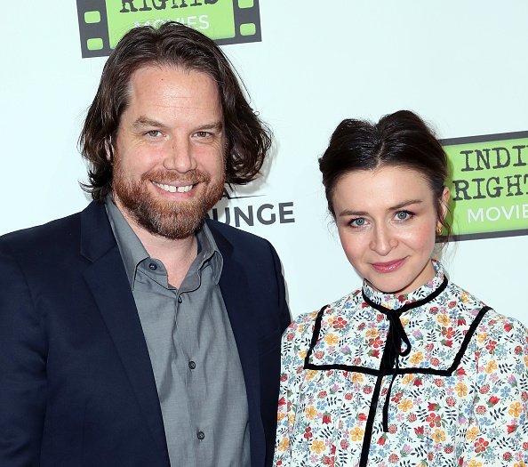 Rob Giles and wife actress Caterina Scorsone at Arena Cinelounge in Hollywood, California. | Photo: Getty Images.
