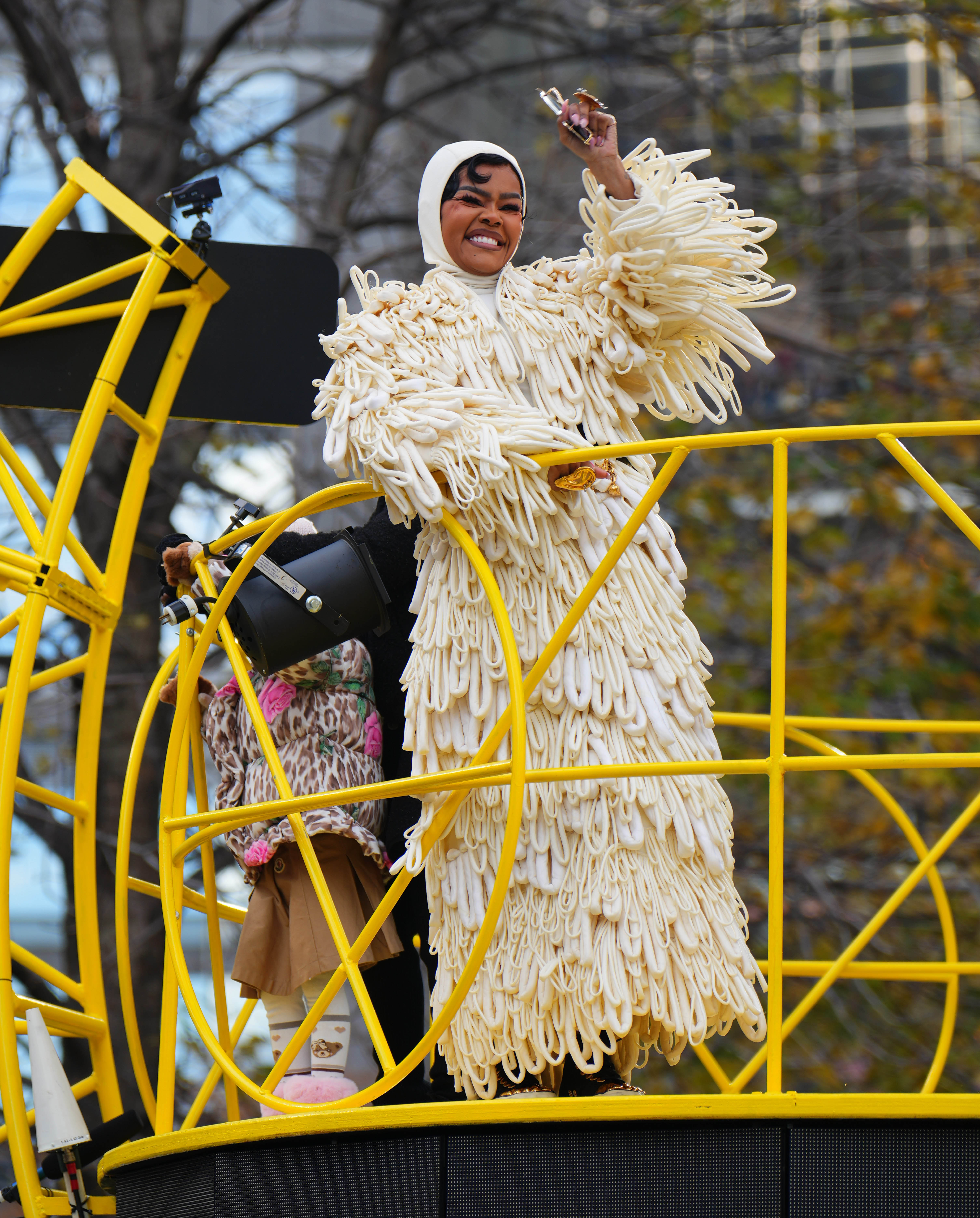 Teyana Taylor is seen at the 99th Macy's Thanksgiving Day Parade on November 27, 2025, in New York City | Source: Getty Images