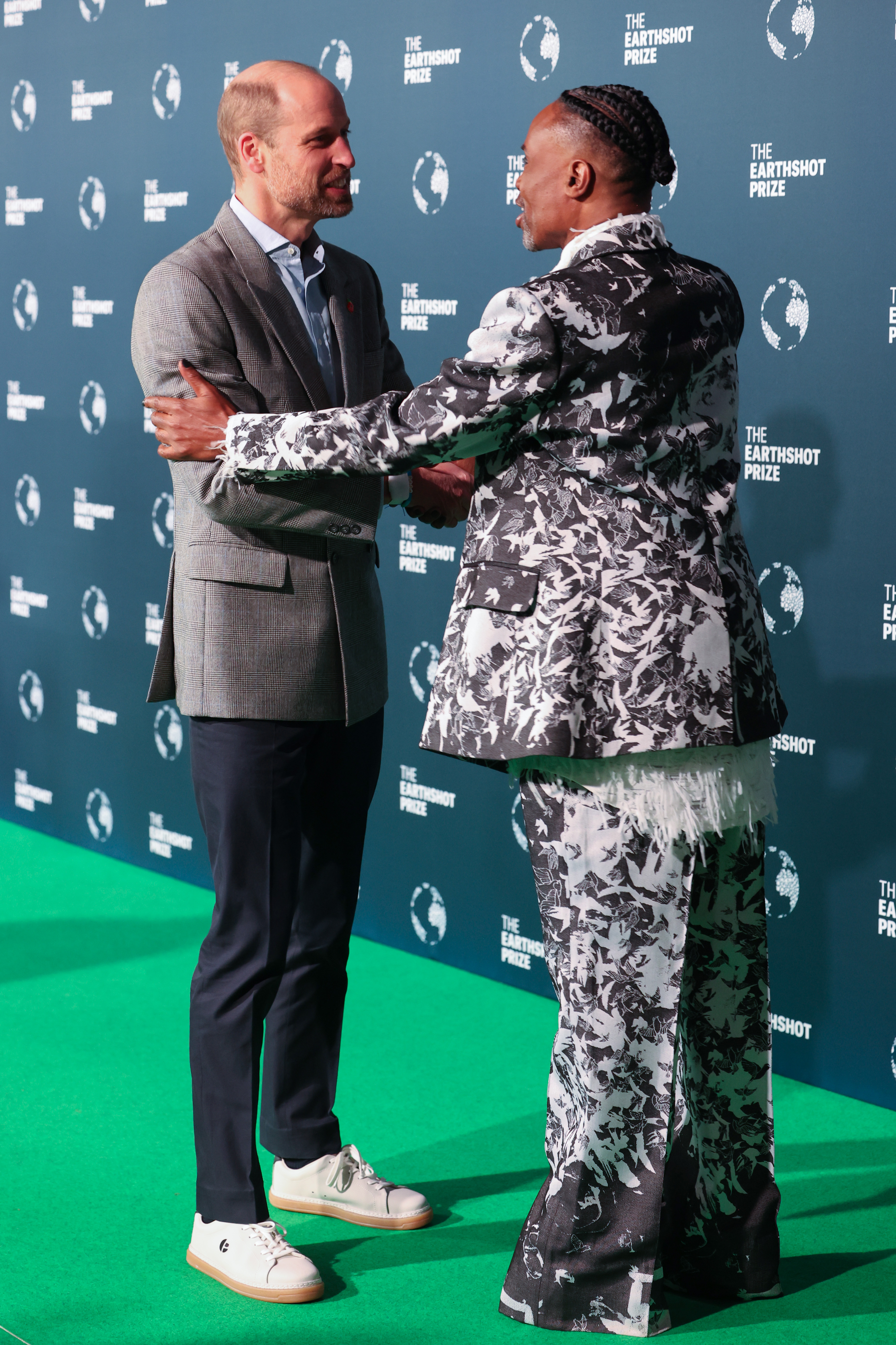 Prince William and Billy Porter. | Source: Getty Images