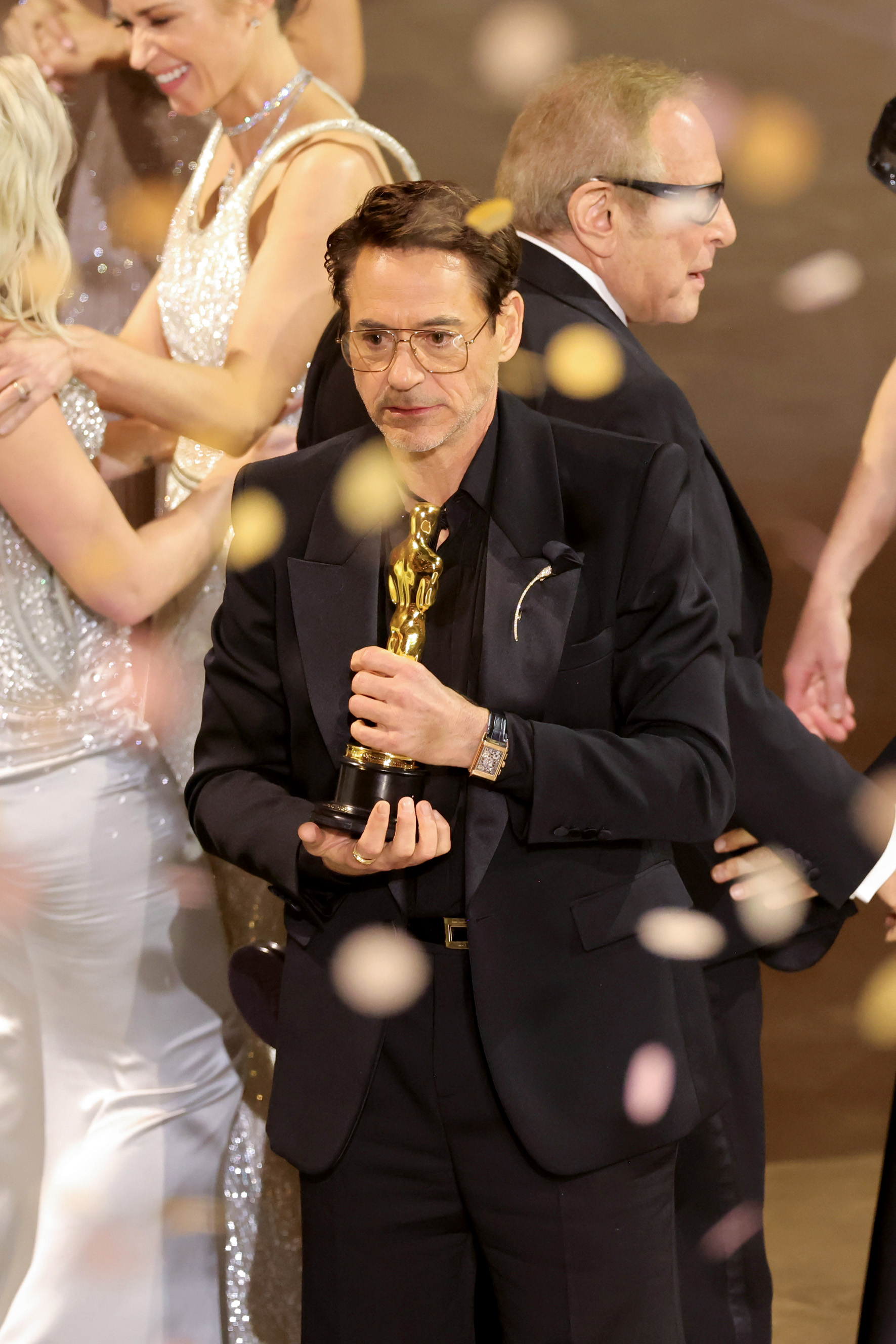 Robert Downey Jr. accepting the Best Picture award for "Oppenheimer" onstage during the 96th Annual Academy Awards at Dolby Theater on March 10, 2024, in Hollywood, California | Source: Getty Images