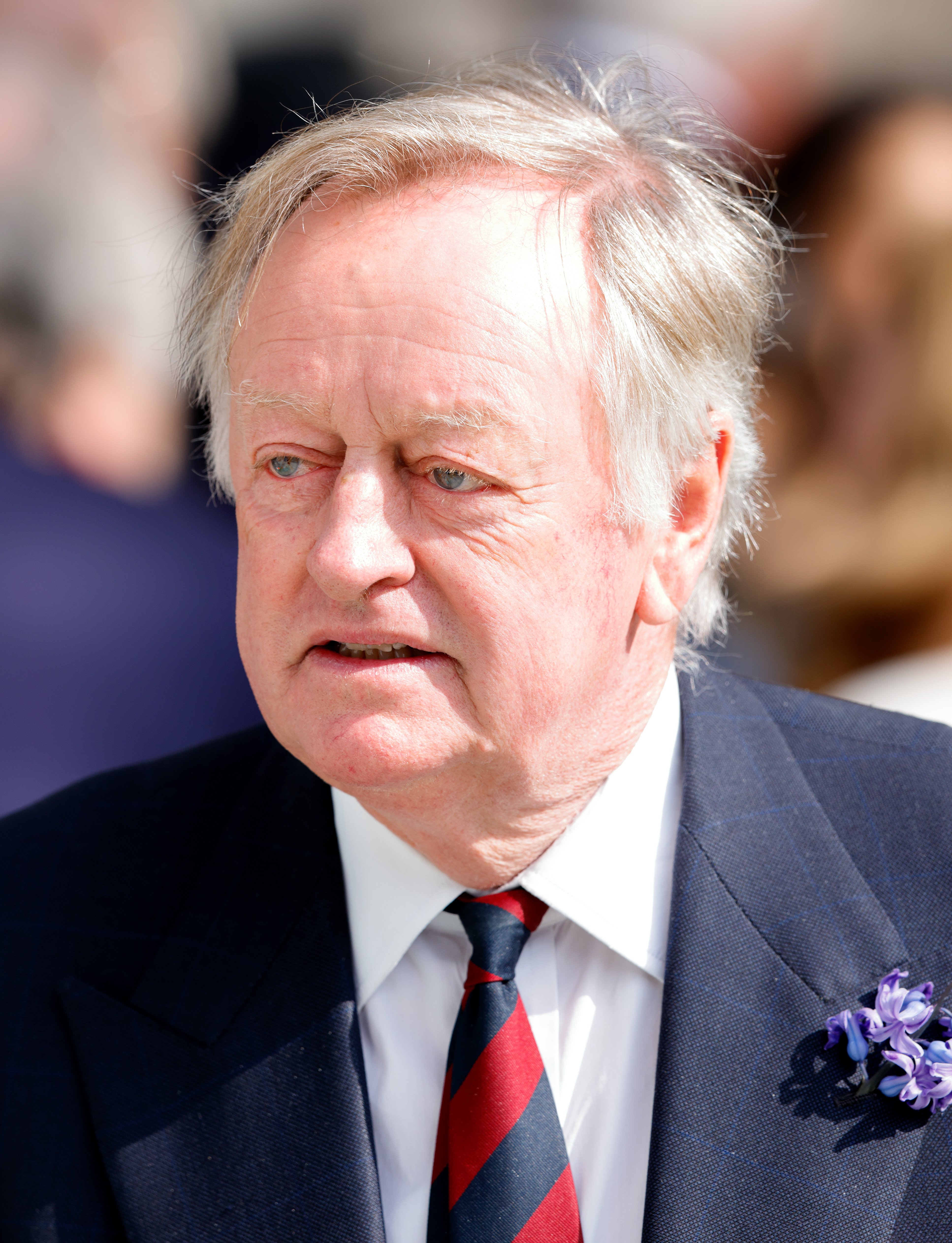 Andrew Parker Bowles attends a memorial service for Sir Michael Oswald at St Clement Danes Church on March 25, 2022, in London, England. | Source: Getty Images