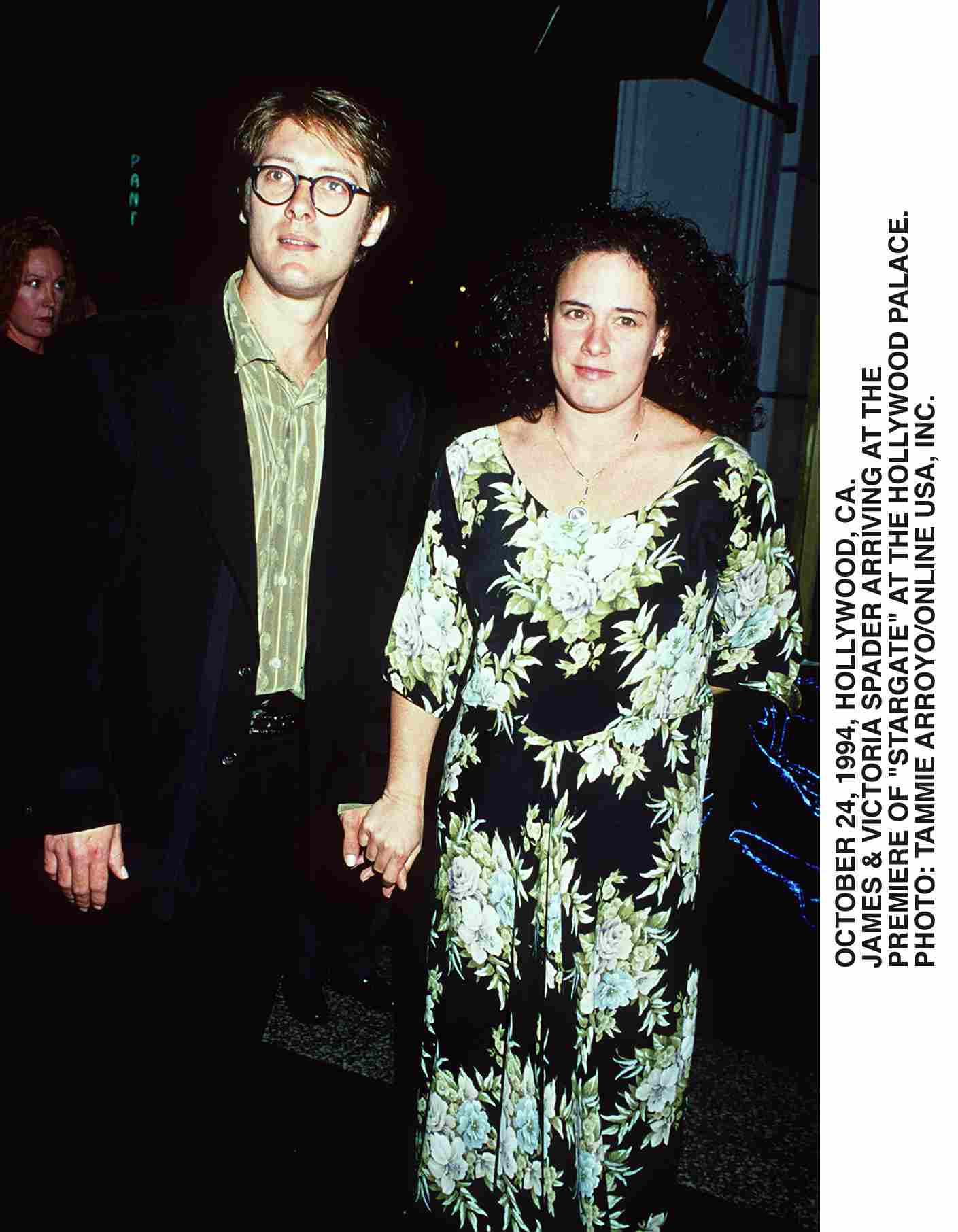 James Spader and Victoria Spader arrive at the premiere of "Stargate" at Mann's Chinese Theatre on October 24, 1994, in Hollywood, California. | Source: Getty Images