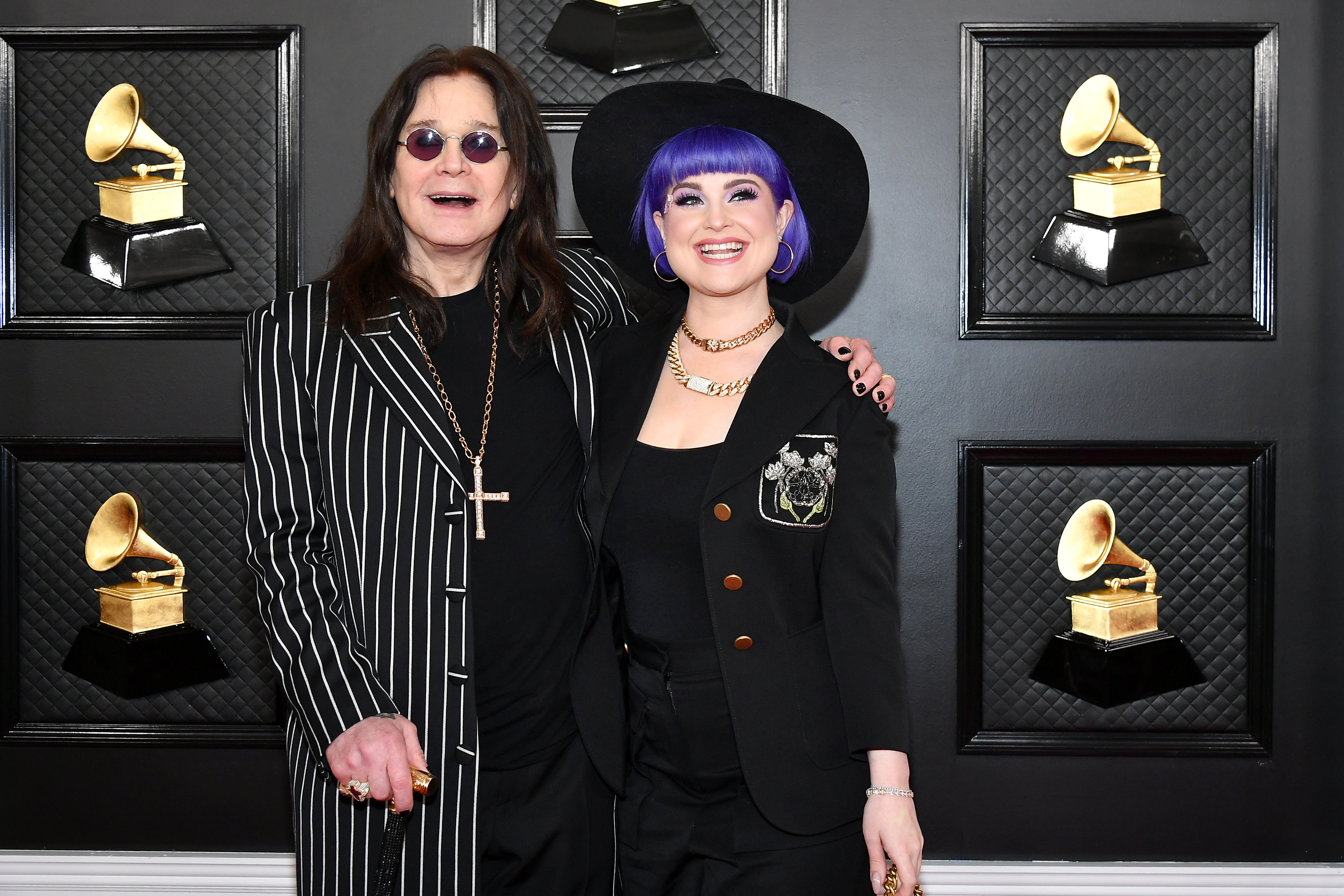 Kelly Osbourne and Ozzy Osbourne, 2020 | Source: Getty Images