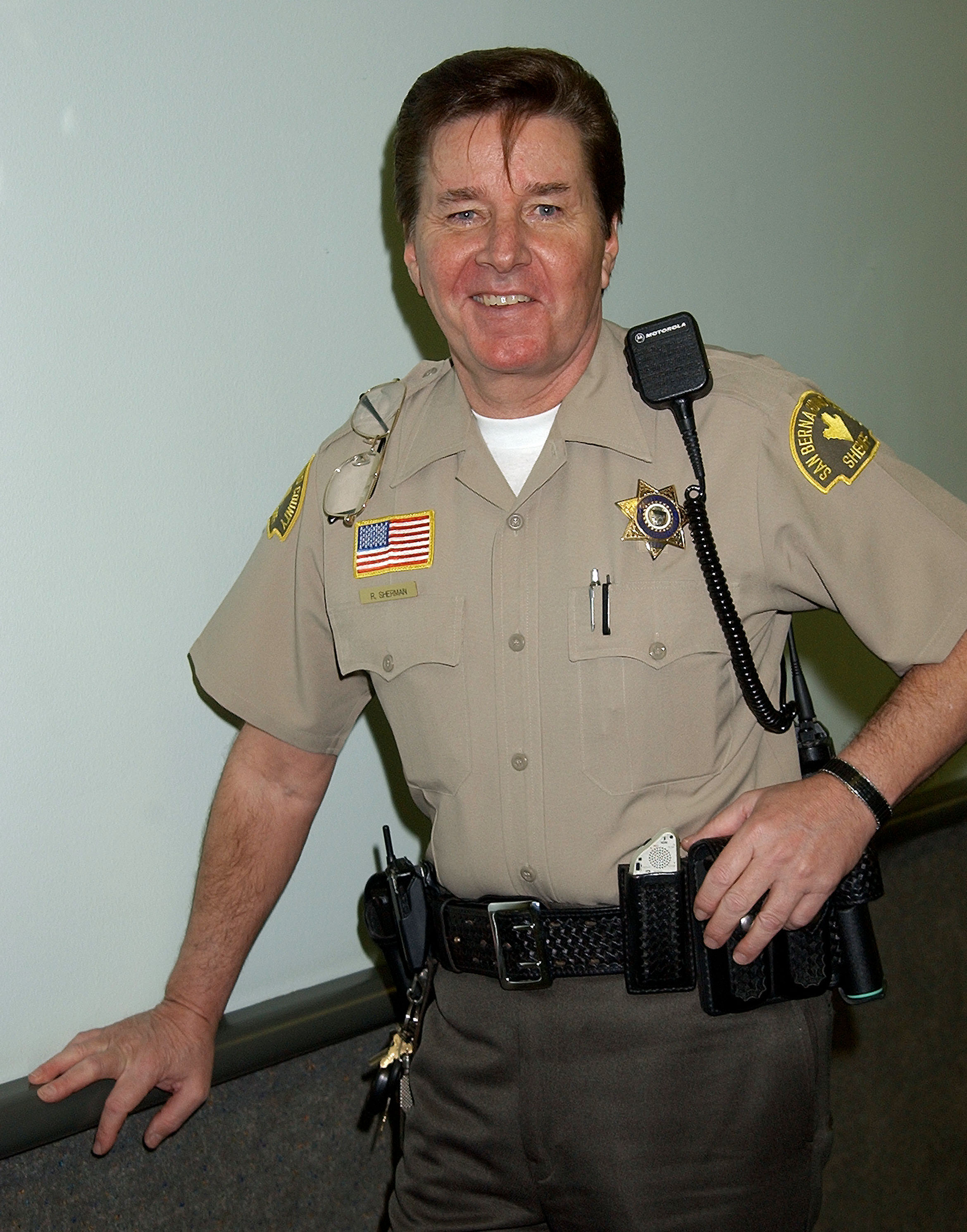 Bobby Sherman, who is now a San Bernardino County deputy sheriff, at the Public Access to Defibrillation Conference in Los Angeles on March 6, 2003 | Source: Getty Images