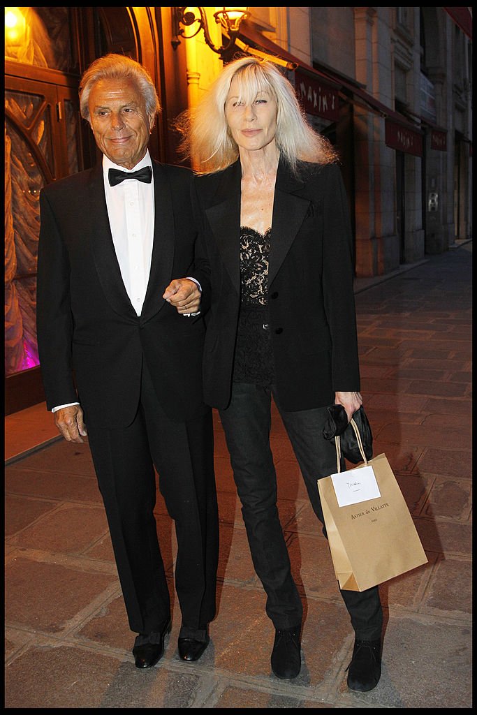 François et Betty Catroux à l'occasion de l'anniversaire de Gloria Von Thurn Und Taxis et Thaddaeus Ropac chez Maxim's à Paris.| Photo : Getty Images