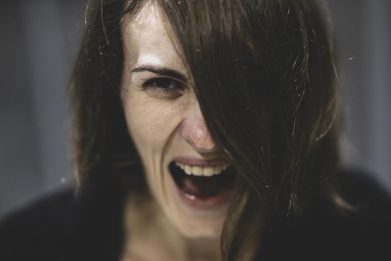 Mujer gritando. | Foto: Pixabay