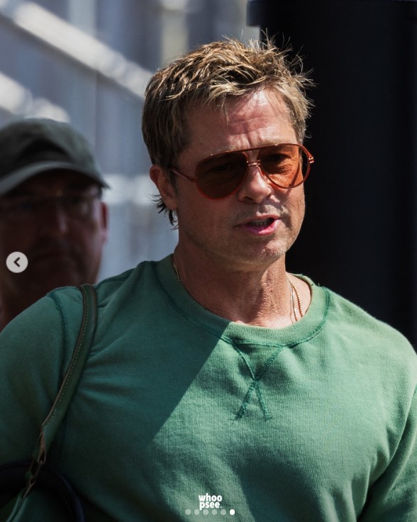 Brad Pitt walks in the Paddock prior to practice ahead of the F1 Grand Prix of Hungary at Hungaroring on July 19, 2024, in Budapest, Hungary | Source: Instagram/whoopsee.it