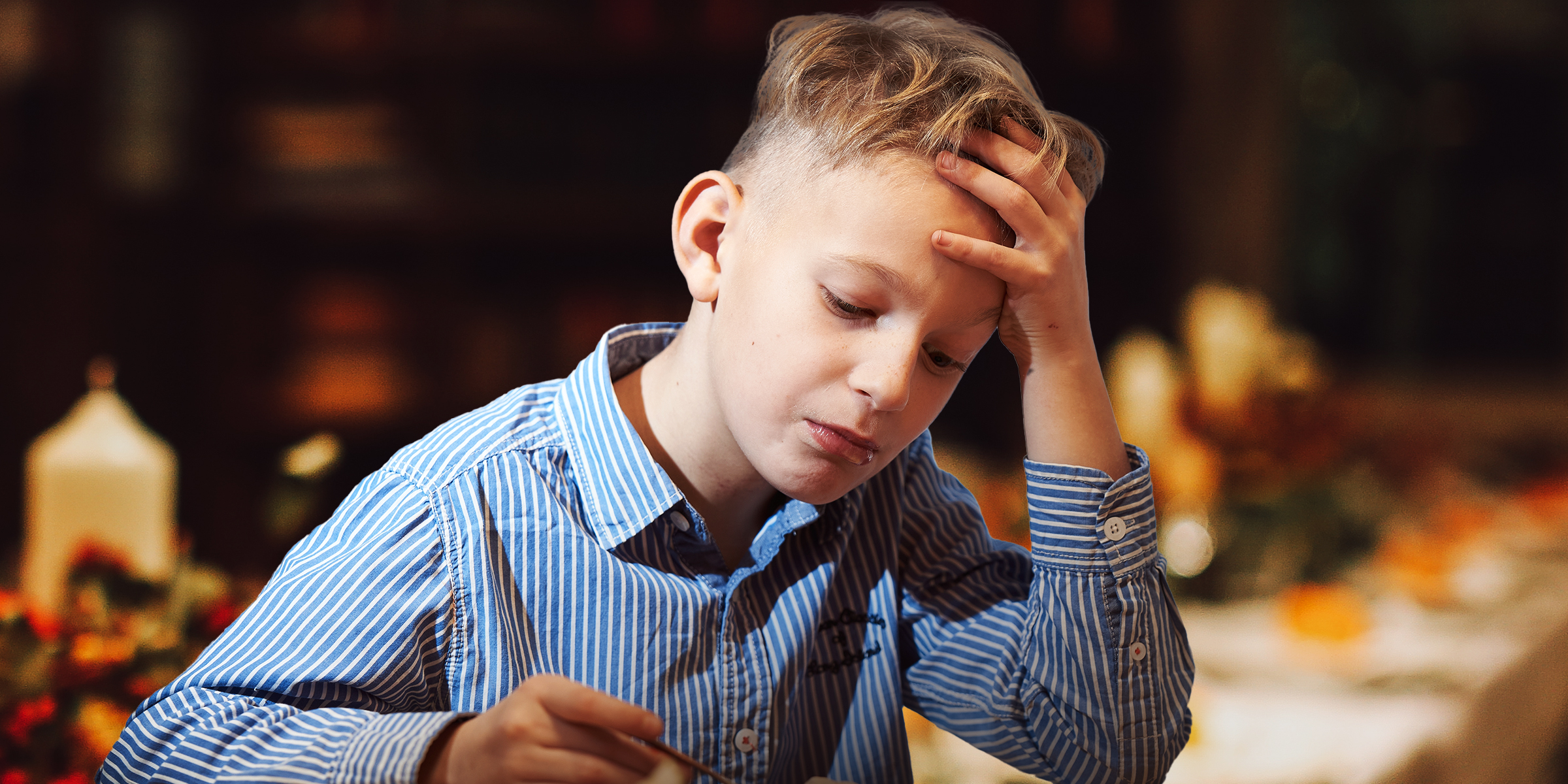 A sad boy | Source: Shutterstock