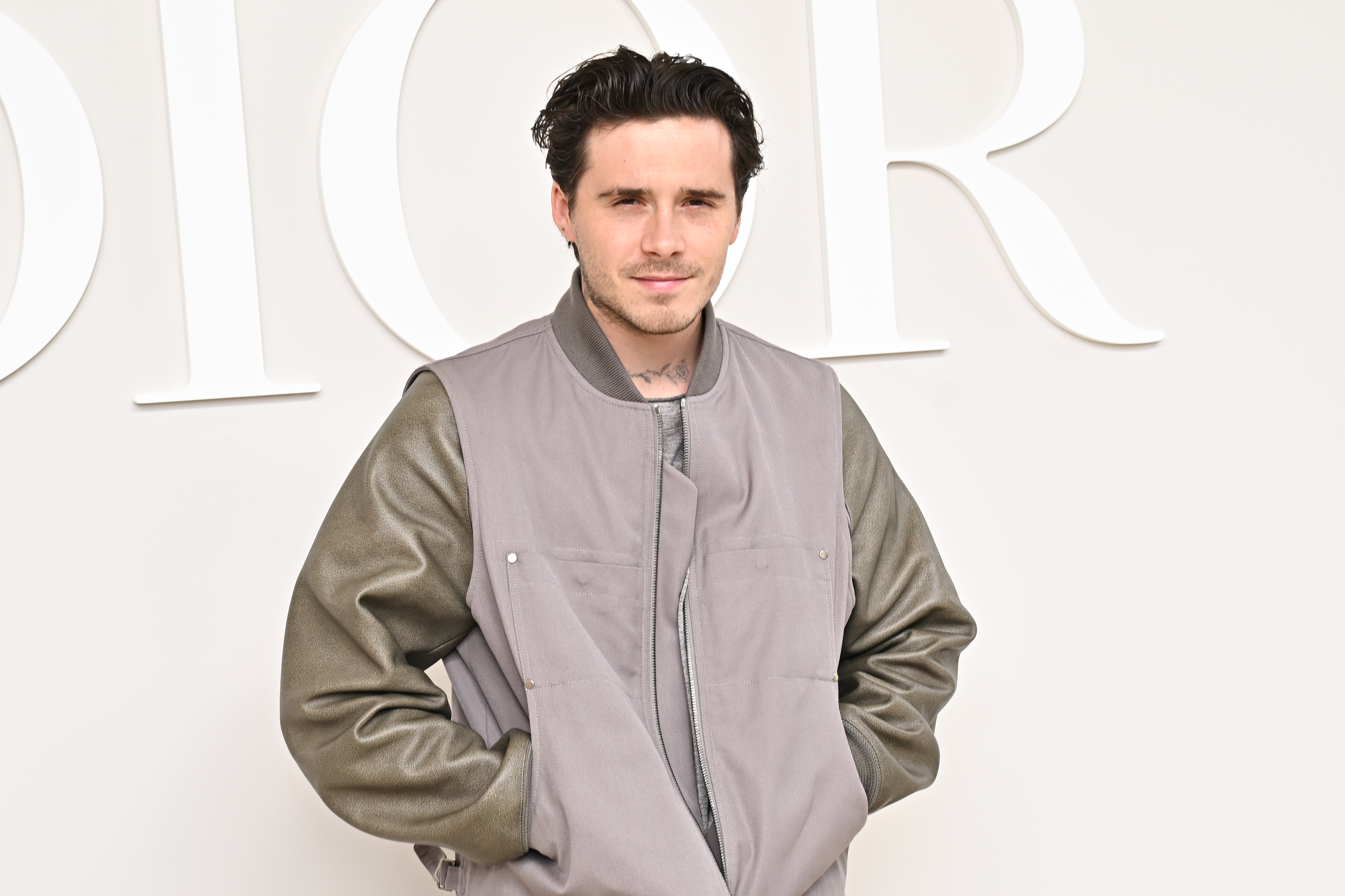 Brooklyn Peltz Beckham at the Dior Homme Menswear Spring/Summer 2025 show as part of Paris Fashion Week on June 21, 2024, in France. | Source: Getty Images