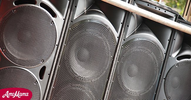 Huge speakers blasting out loud music | Source: Shutterstock