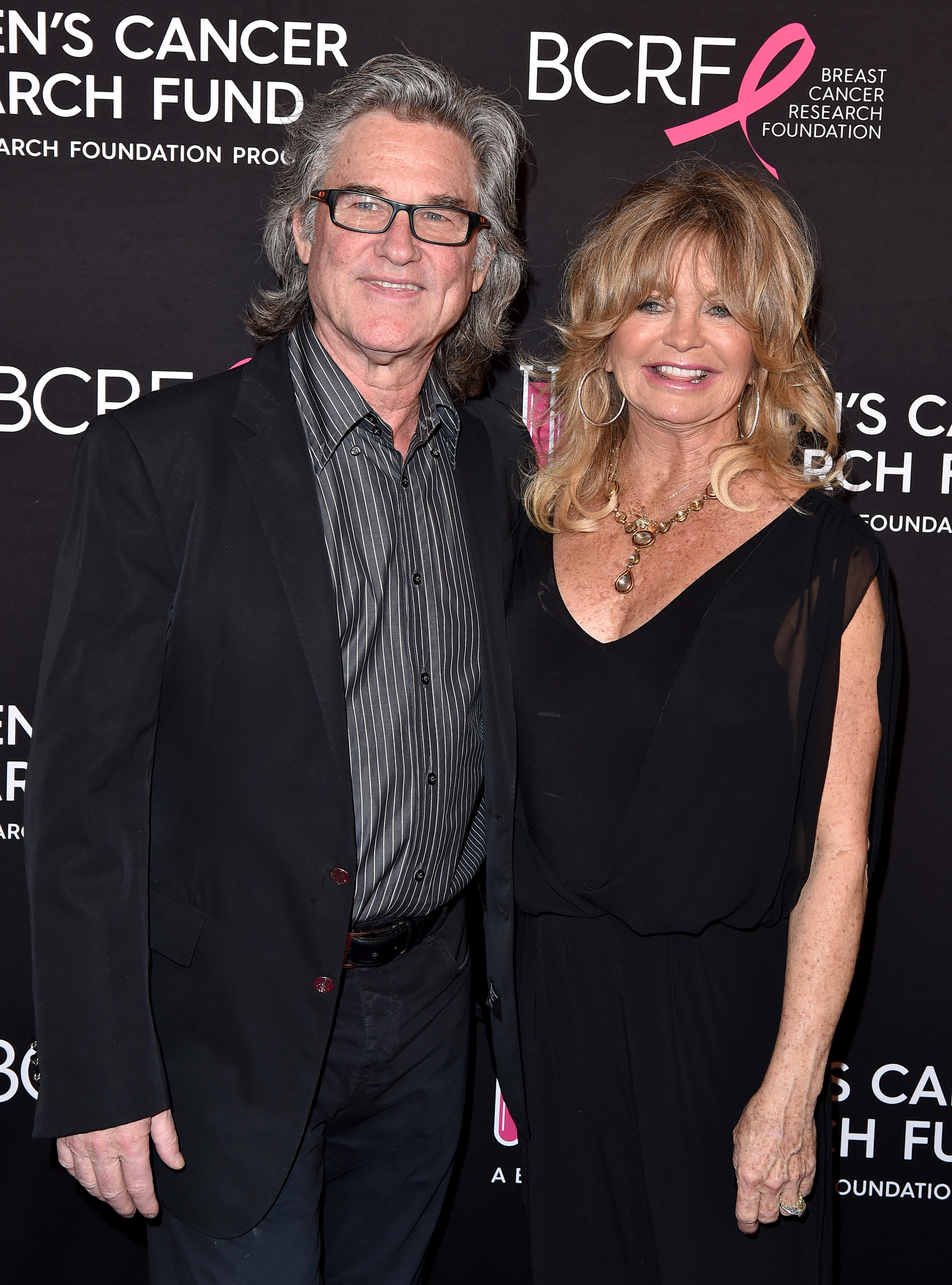 Kurt Russell and Goldie Hawn at the Women's Cancer Research Fund's An Unforgettable Evening Benefit Gala in Beverly Hills, California on February 28, 2019 | Source: Getty Images