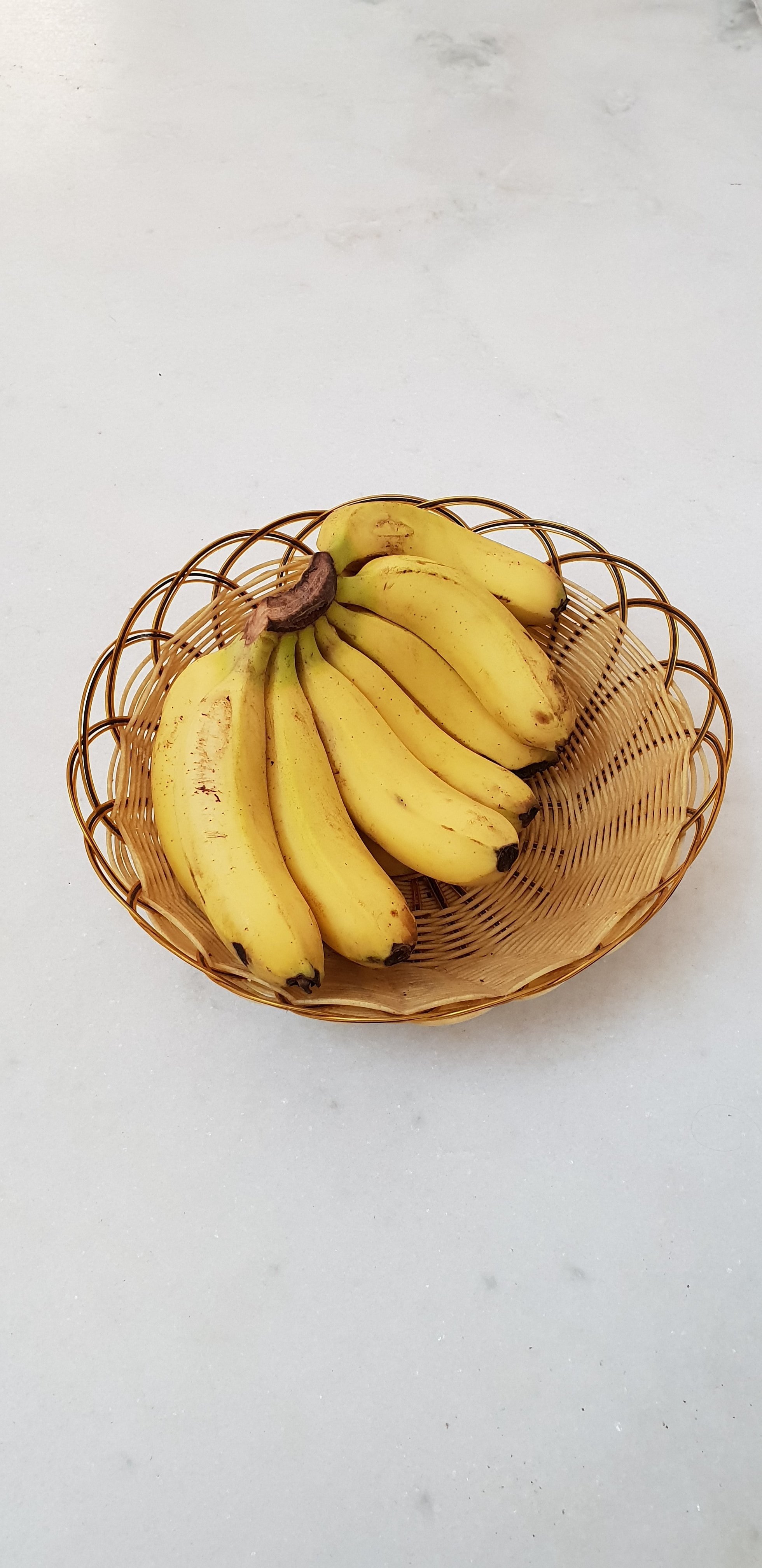 A bunch of bananas in a basked | Source: Unsplash.com