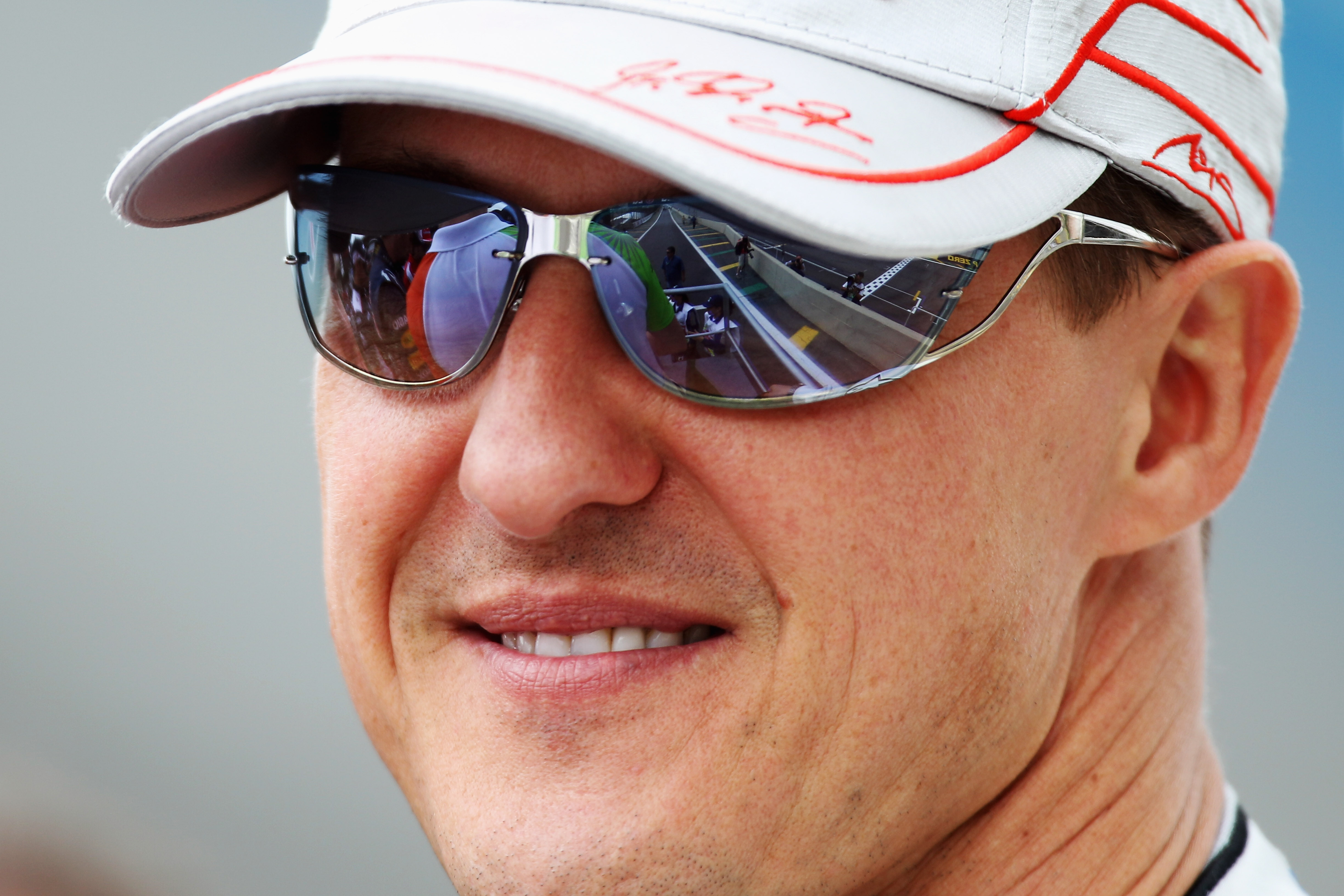 Michael Schumacher on November 27, 2011 in Sao Paulo, Brazil. | Source: Getty Images