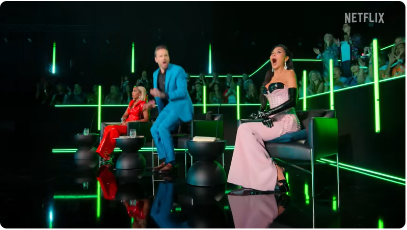 Kelly Rowland, Liam Payne, and Nicole Scherzinger, from a post dated June 24, 2025 | Source: Youtube/netflix