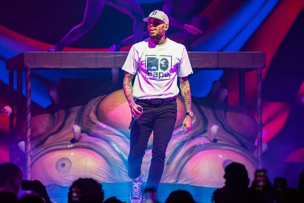 Recording artist Chris Brown performs on stage at Viejas Arena | Photo: Getty Images