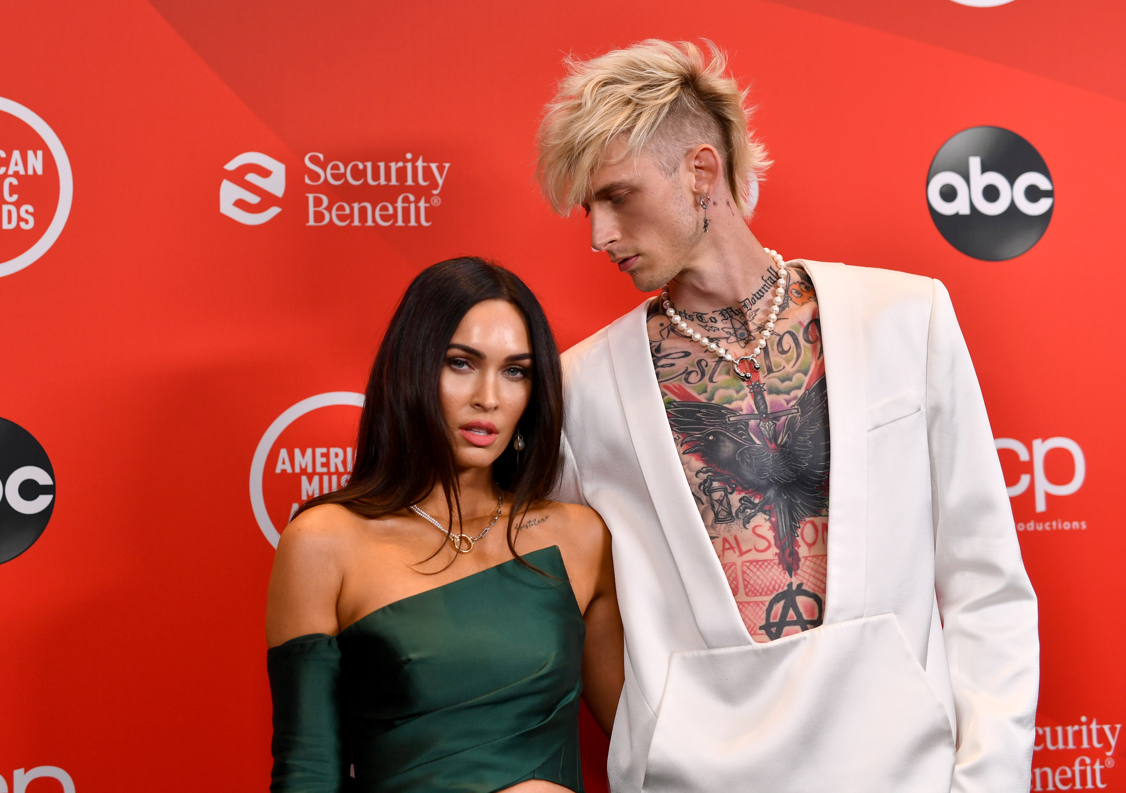 Megan Fox and Machine Gun Kelly on November 22, 2020, in Los Angeles, California. | Source: Getty Images