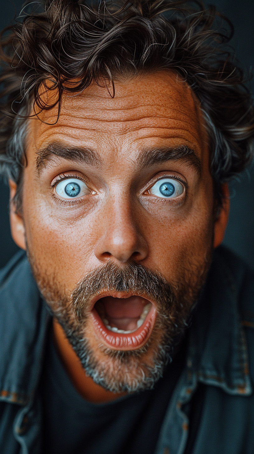 A shocked man | Source: Midjourney