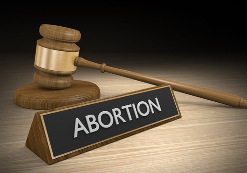 Legal concept of abortion law. | Source: Shutterstock.