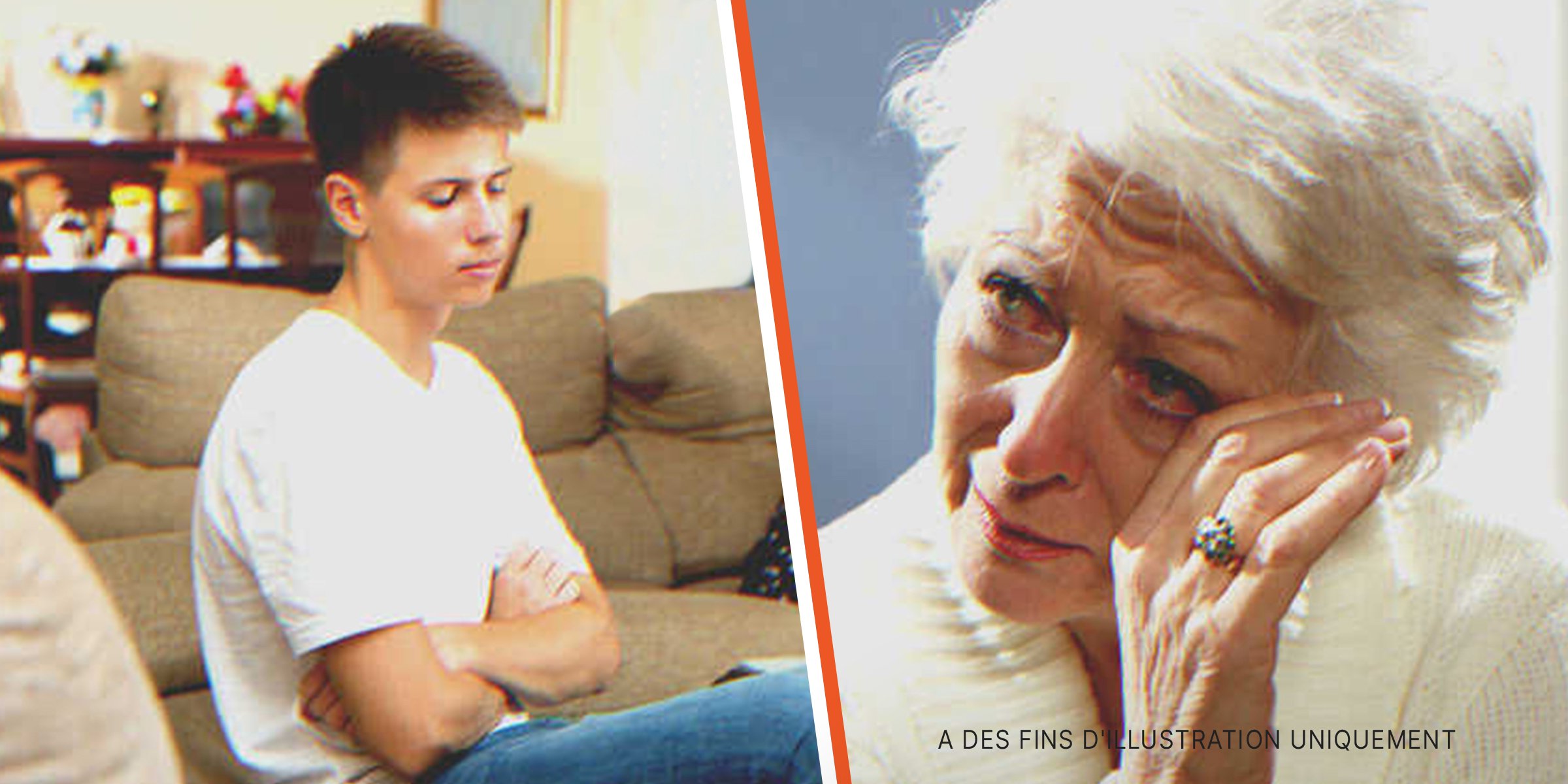 Un adolescent et une femme âgée | Source : Shutterstock