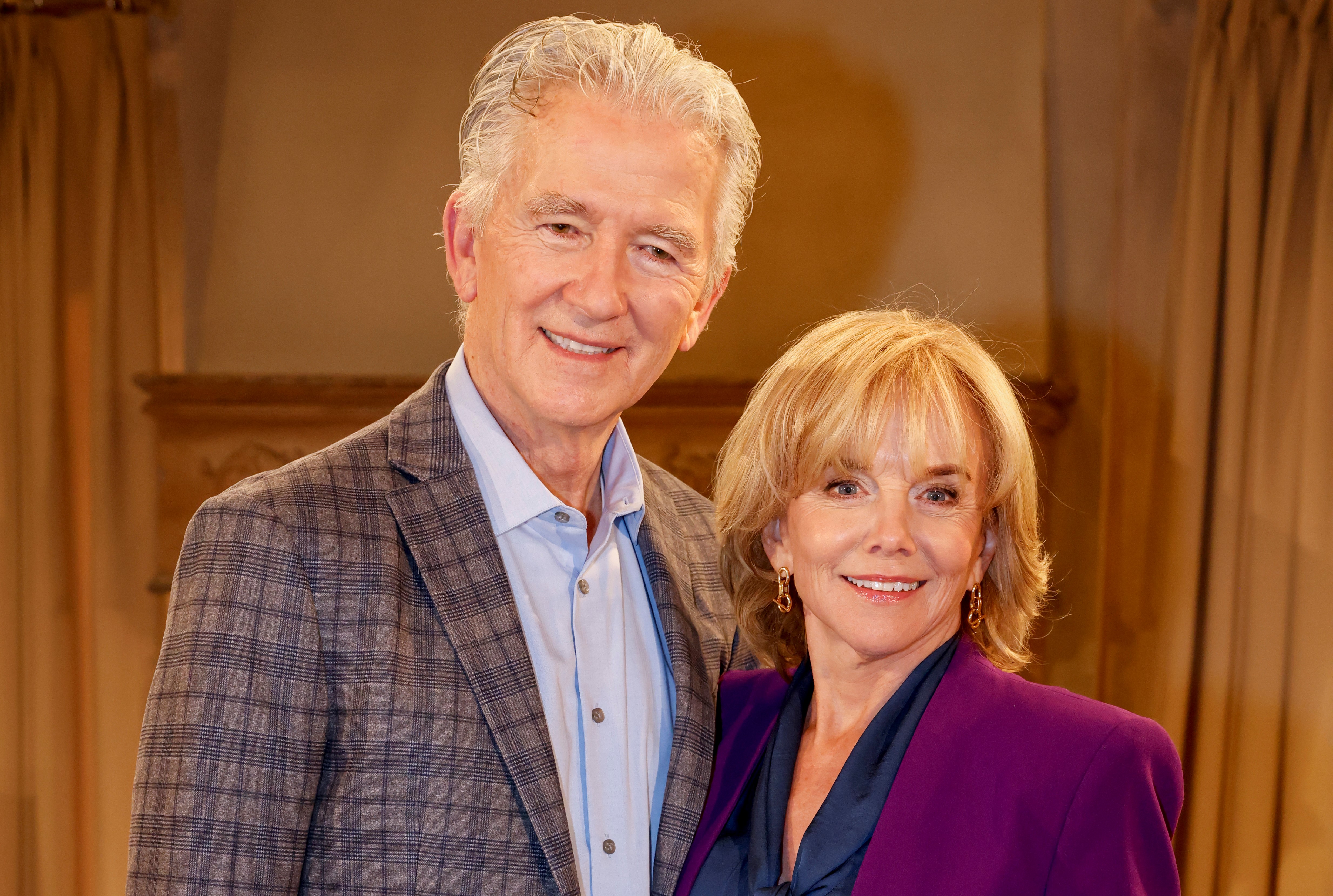Patrick Duffy and Linda Purl on October 24, 2022. | Source: Getty Images