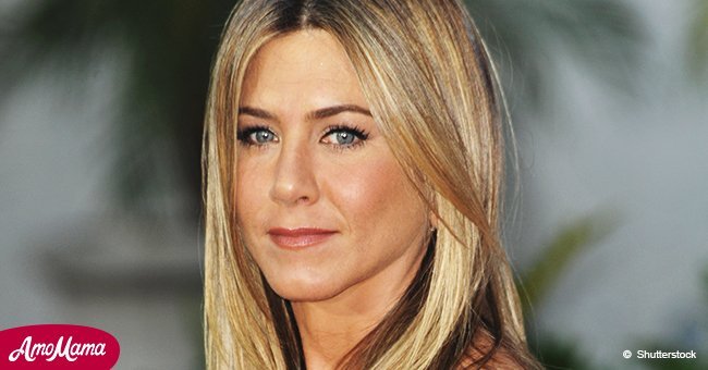 Jennifer Aniston was spotted with a wrist brace as she attended the party of Gwyneth Paltrow