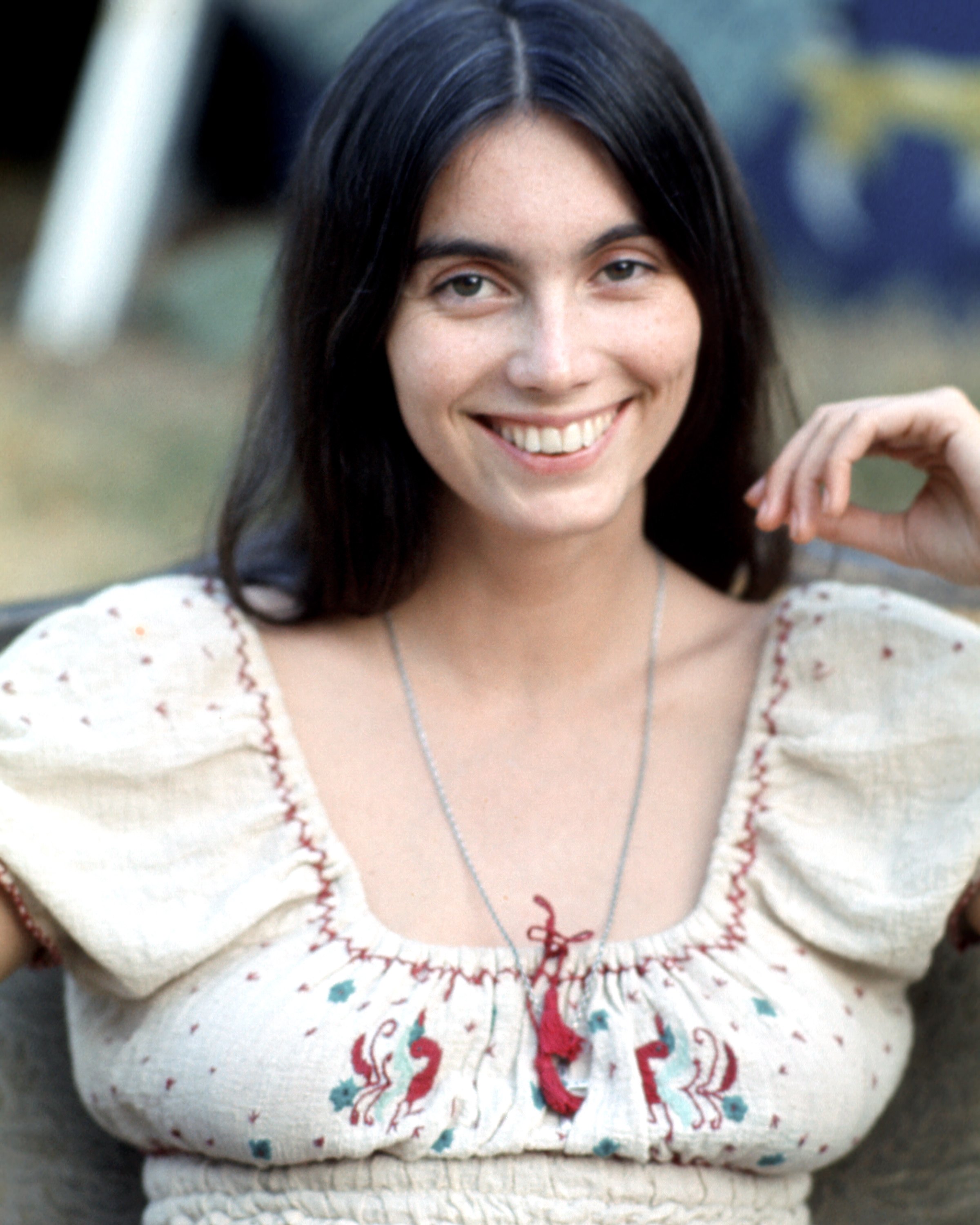 Emmylou Harris circa 1970. | Source: Getty Images