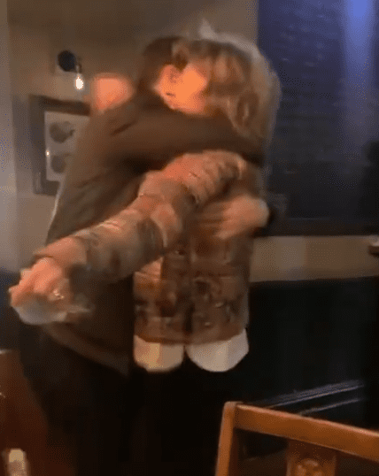 A picture of Ciaran Joyce hugging his mother,  Hayley Gibbs | Photo:  instagram.com/ciaran___joyce 